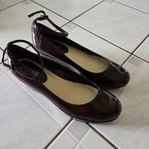 NWOB A.N.A Maroon Wedge Heels 6.5M